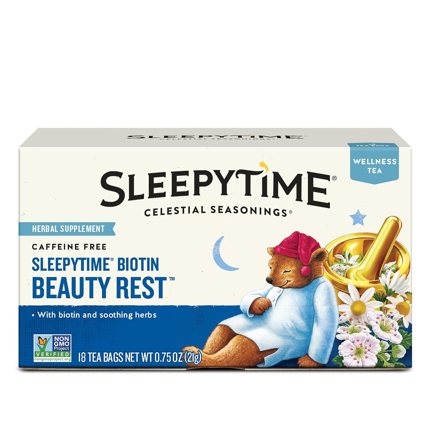 Sleepytime Wellness Echinacea Immune Boost, Caffeine Free, 20 Tea Bags Box TLBH