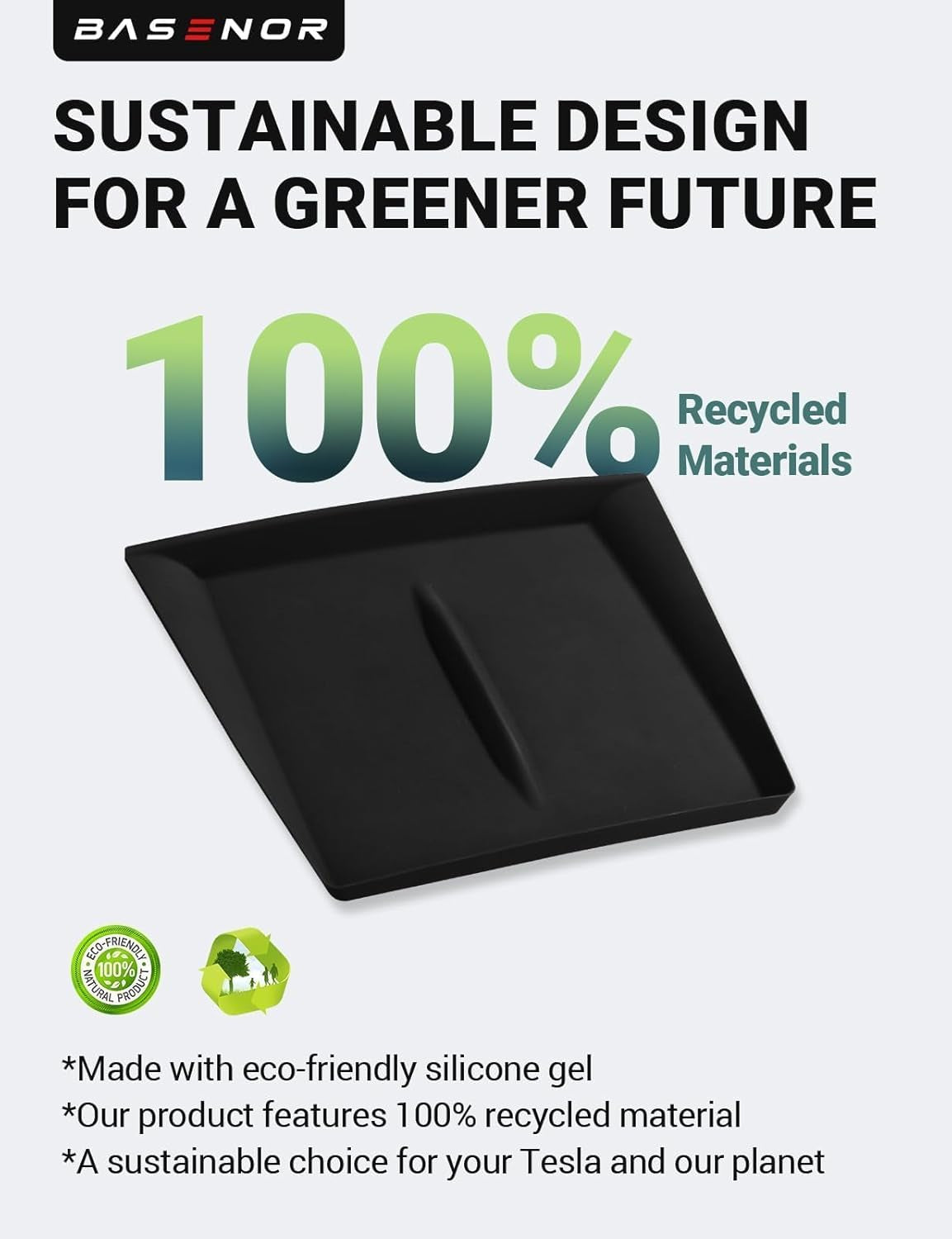 Upgrade Tesla Model 3 Highland Center Console Wireless Charger Mat Silicone Cover Wireless Charging Phone Pad for 2024 2025 Model 3 Interior Accessories