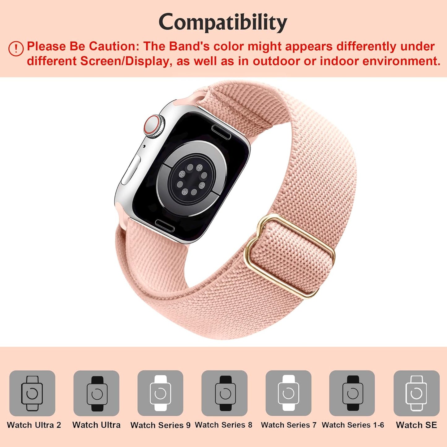 Stretchy Watch Band Compatible for Apple Watch Band 45Mm 44Mm 42Mm Comfortable Adjustable Sport Band for Iwatch Series 7 6 5 4 SE 3 2 1 Women Men
