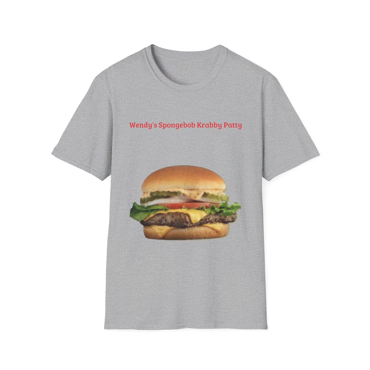 Wendy's Spongebob Krabby Patty Unisex Softstyle T-Shirt