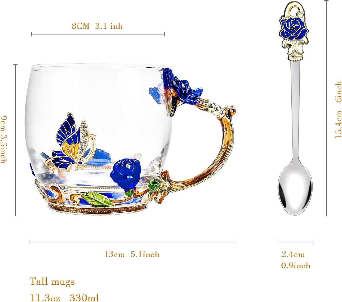 Unique Gifts for Women Mom Coffee Mugs Gifts for Women Birthday Unique Blue Tea Cup Gifts for Women Who Have Everything Womens Gifts for Christmas