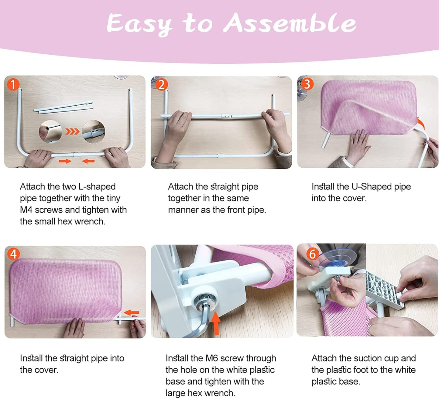 Foldable Cat Window Perch, Cordless Cat Window Hammock Cat Window Bed for Indoor Cats Inside, Large Cats Window Seat Window Sill Cat Perch, Strong Suction Cup & Sturdy Metal Frame & Breathable Mat