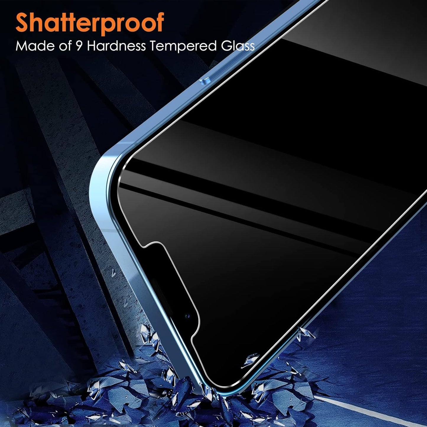 2 Pack for Iphone 16E / Iphone 14 /Iphone 13 /Iphone 13 Pro Privacy Screen Protector, anti Spy Privacy Screen for Iphone 14/13/13 Pro/16E Accessories, Private Case Friendly Film