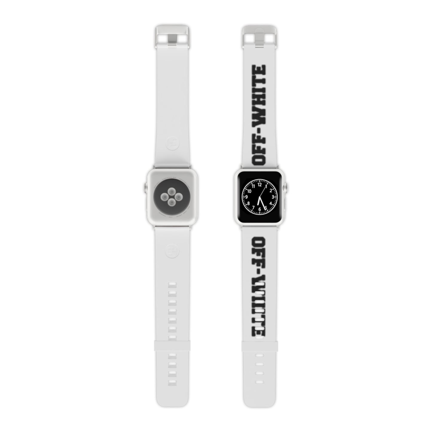Stylish Off-White Inspired Apple Watch Band - Trendy Accessory for Fashion Enthusiasts