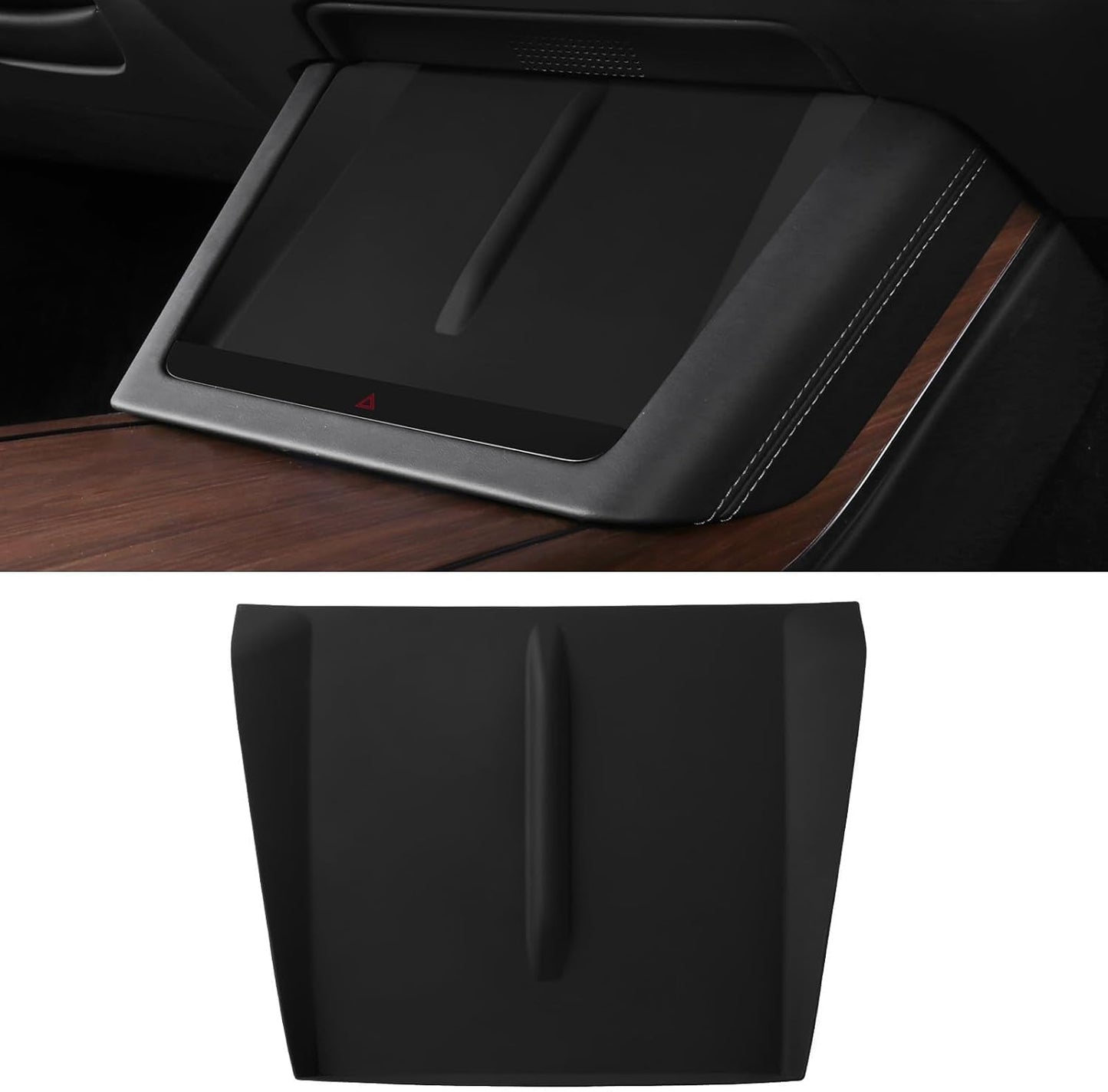 Upgrade Tesla Model 3 Highland Center Console Wireless Charger Mat Silicone Cover Wireless Charging Phone Pad for 2024 2025 Model 3 Interior Accessories