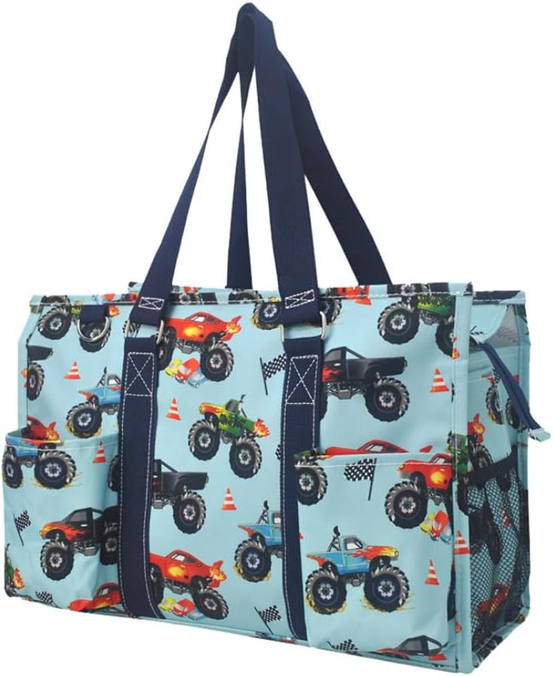 Utility Water Resistant Tote Bag, Top Zipper Closure, Perfect Gifts for Working Women, Nurses, Gym Bag