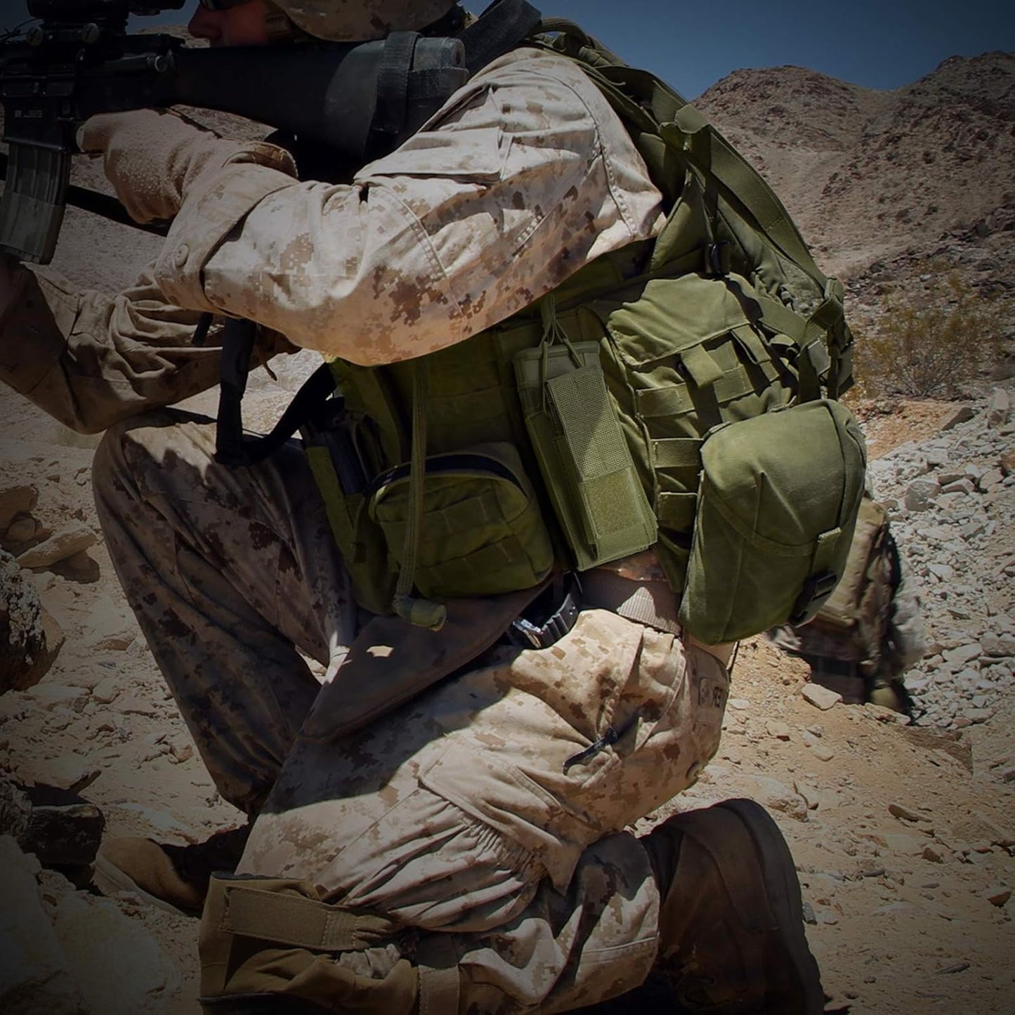 Molle Mag Pouch, Open Top Single/Double/Triple Magazine Pouch Holder Carrier for M4 M16 AK AR Glock M1911 92F 9Mm