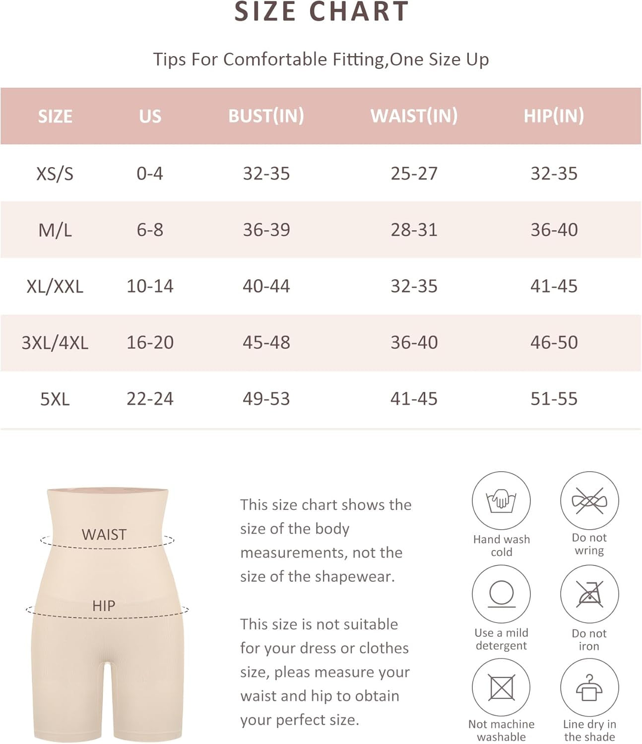Tummy Control Shapewear for Women High Waist Body Shaper Shorts Butt Lifting Control Panties