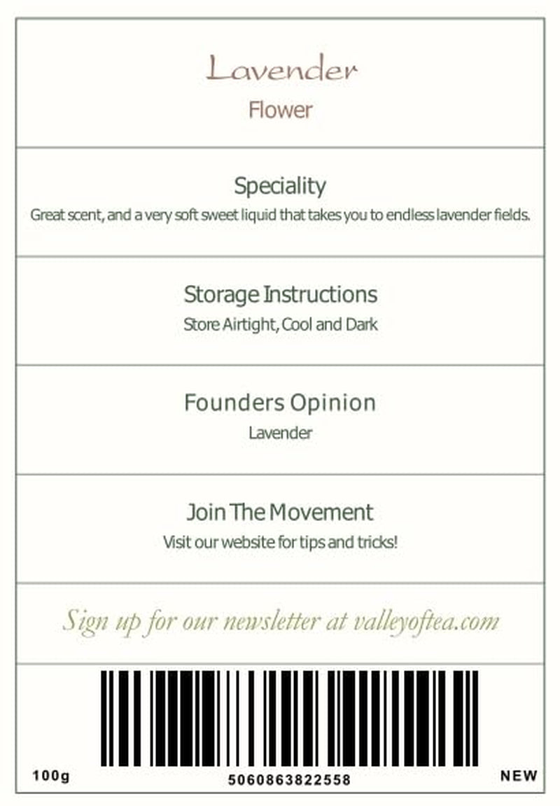 Lavender Buds Organic Lavandula Flower - Perfect in a Potpourri - Lavandula Angustifolia - Organic Lavender Flowers Lavender Dry Flowers Organic Dry Lavender Buds for Tea Dried Lavender Tea TLBH