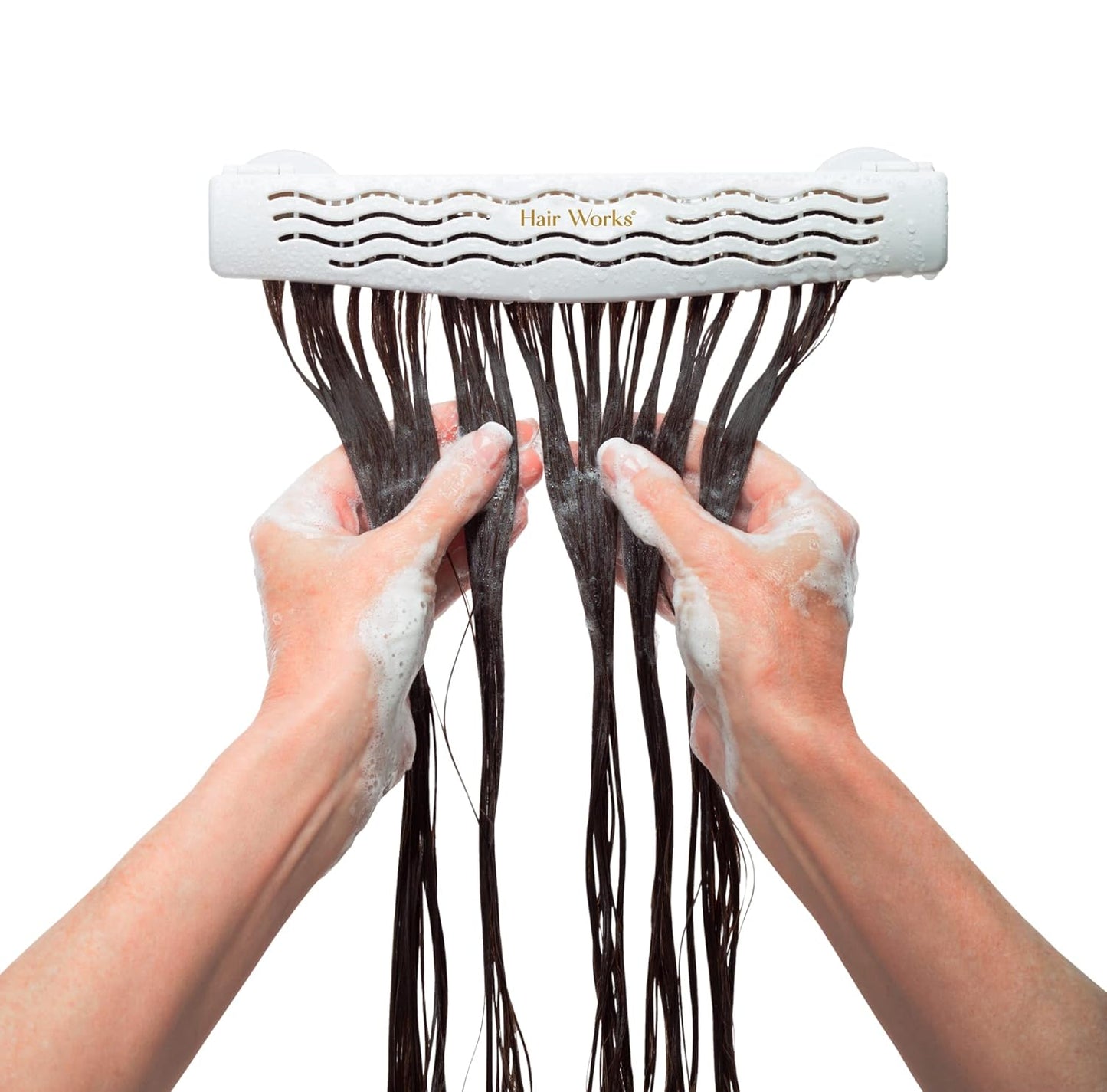 4-In-1 Hair Extension Style Caddy - Lightweight, Waterproof and Portable, This Hair Extension Holder Is Designed to Securely Hold Your Extensions While You Wash, Style, Pack and Store Them