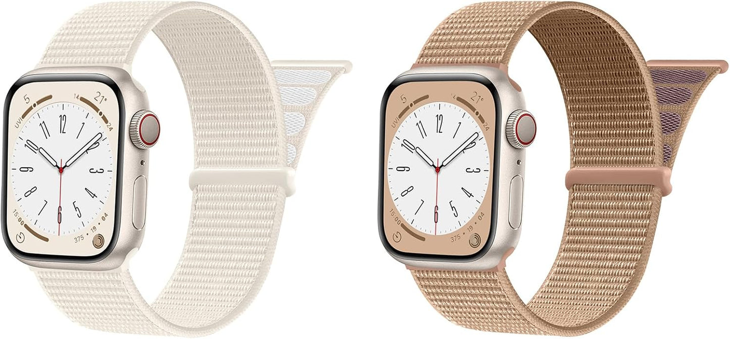 Sport Nylon Loop Strap Compatible with Apple Watch Bands