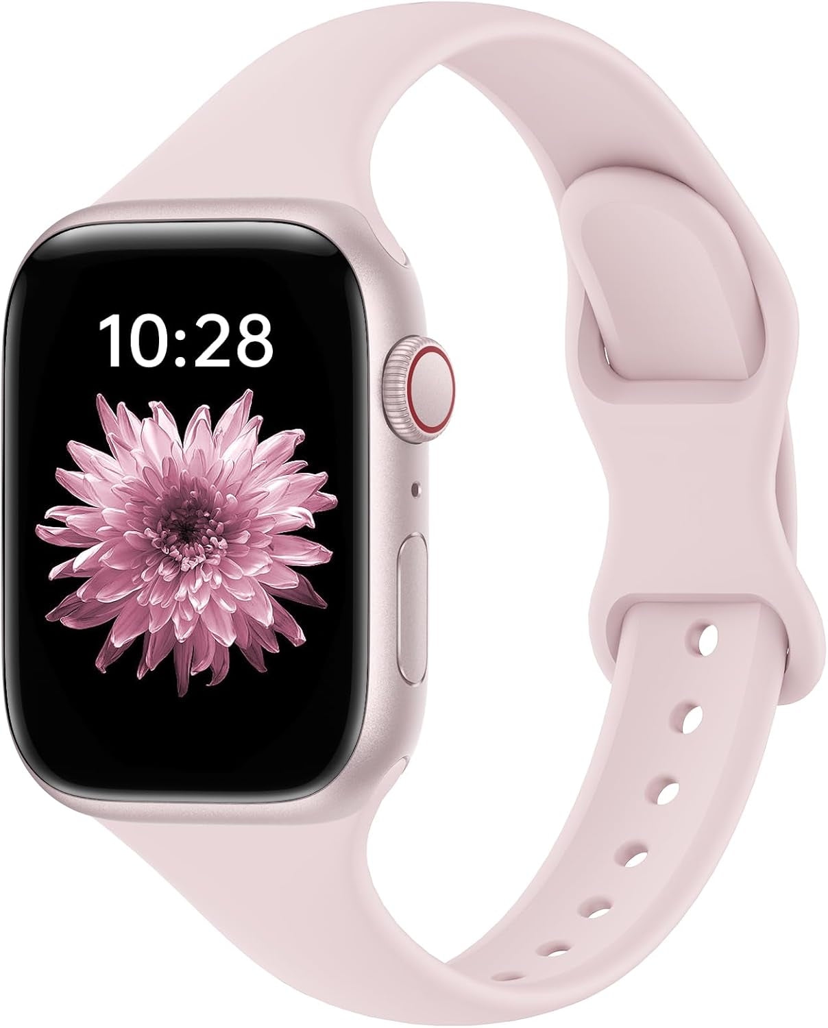 Patenting Thin Slim Sport Band Compatible with Apple Watch Bands for Women Men 40Mm 41Mm 38Mm 42Mm 44Mm 45Mm 46Mm 49Mm, Soft Silicone Waterproof Strap for Iwatch Series 10/9/Se/8/7/Ultra/6/5/4/3/2/1