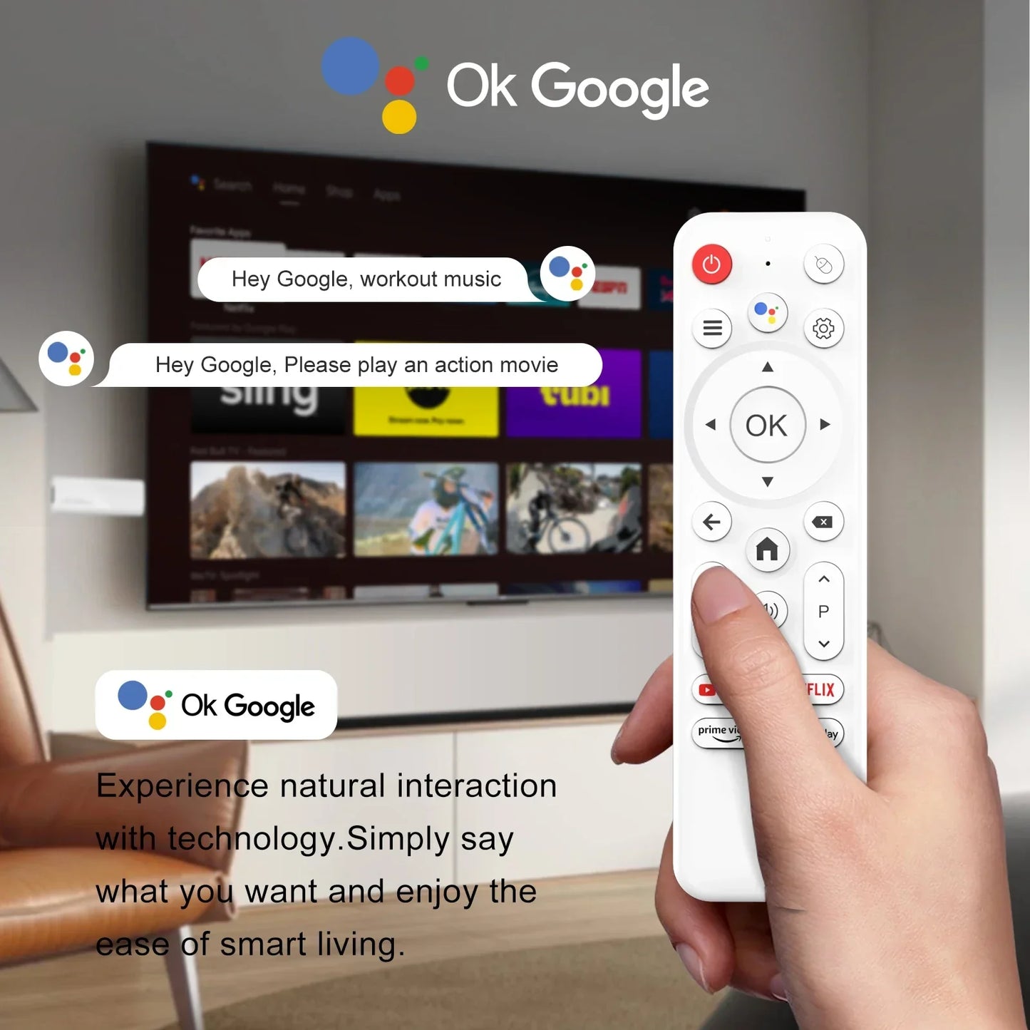 2024 H96 MAX H313 Mini TV Stick - Android 14, 2GB RAM, 16GB Storage, WiFi 6, 4K HD"