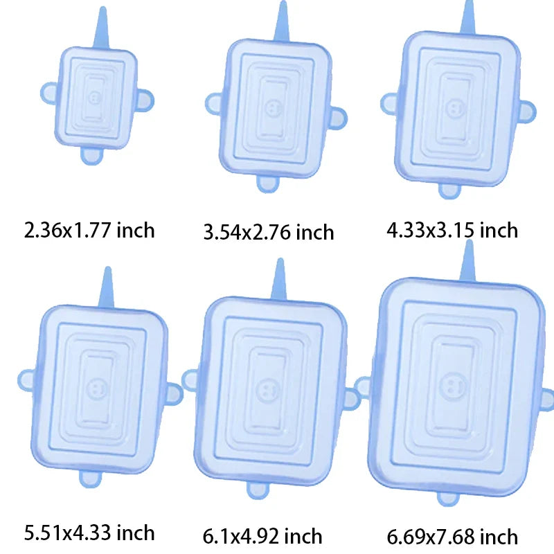 6 Silicone Stretch Lid