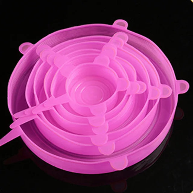6 Silicone Stretch Lid