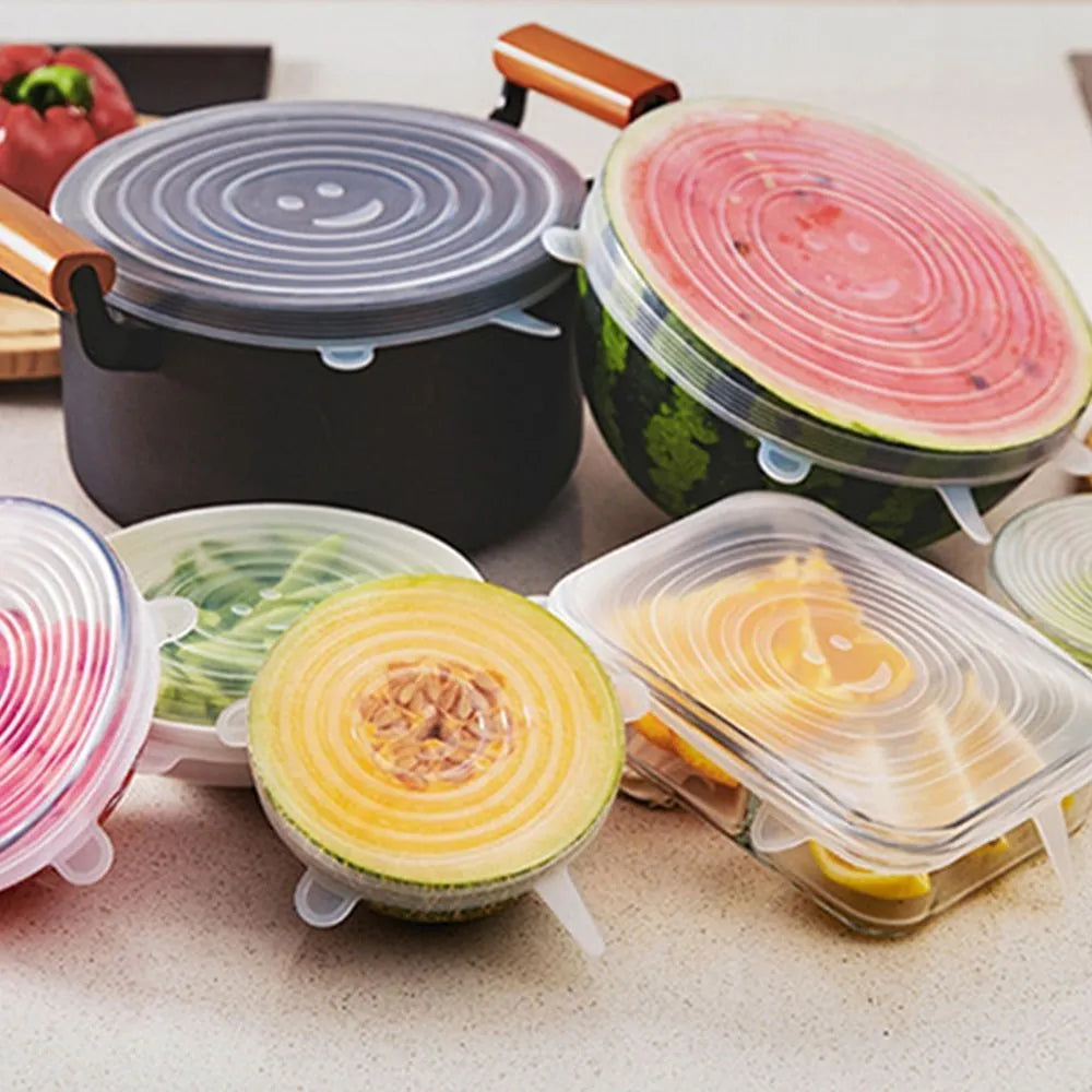 6 Silicone Stretch Lid