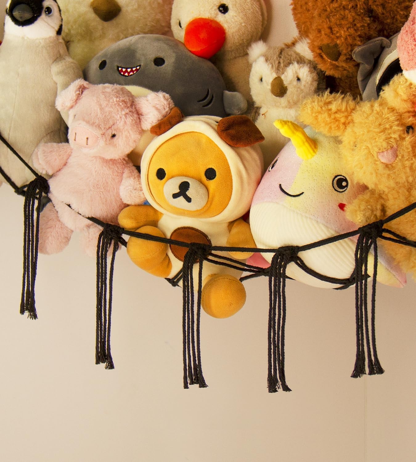 Stuffed Animals Storage Hammock Net Corner Large Adult Toy Hammock Hanging Organizers Storage Home Living Boys Room Decor Cute Funny Stuff Gifts Decorations