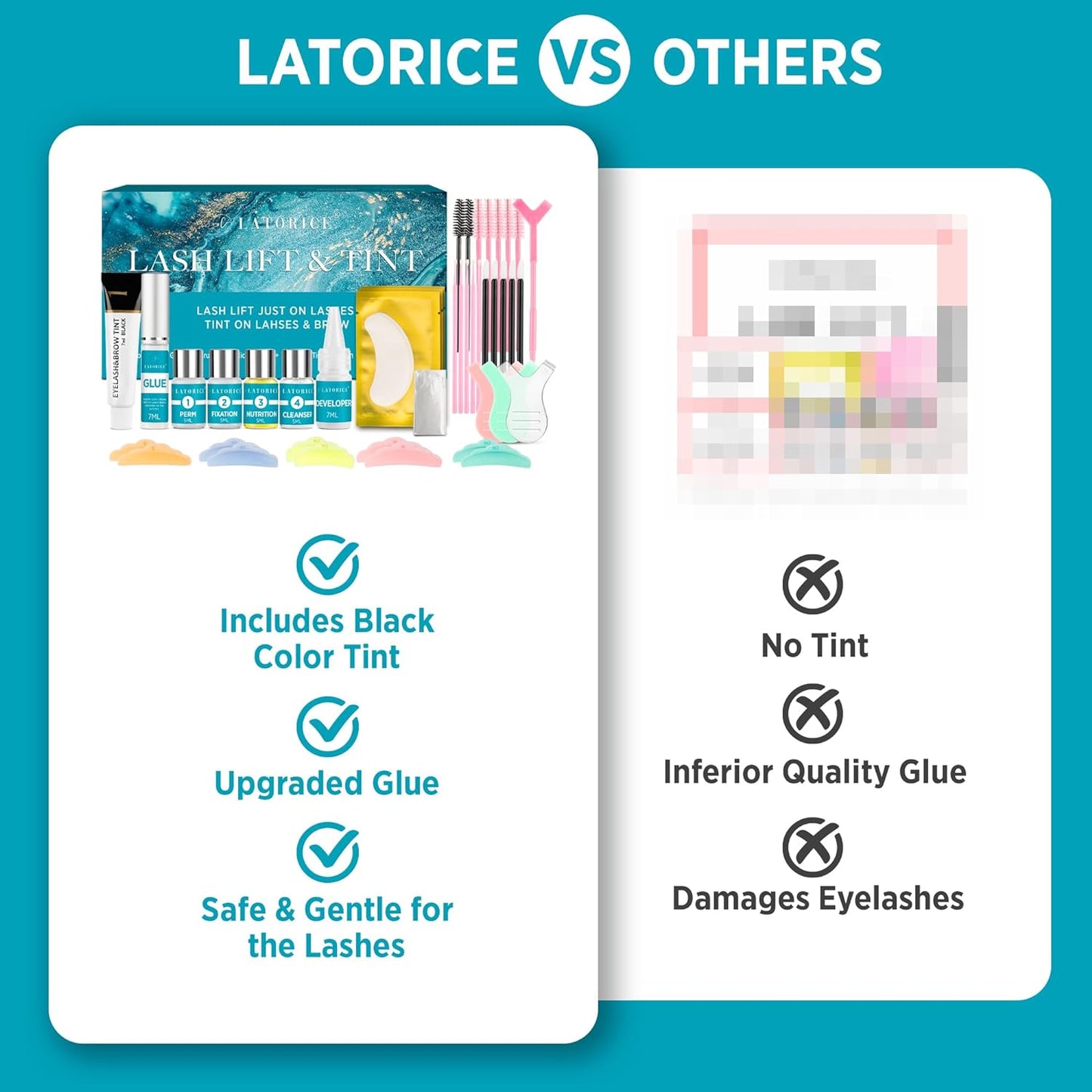 Lash Lift Kit Brow Lamination: Professional Eyelash Perm Kit - Black Eyelash Eyebrow Curling Set