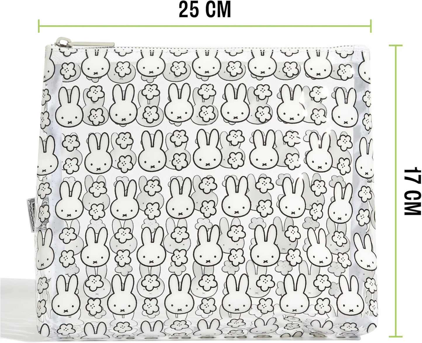 Washbag - Miffy Toiletry Bag, Clear Makeup Bag, Ideal for Cosmetics Travel Accessories, Toiletries Essentials Bag for Women, Teenage Girls UK