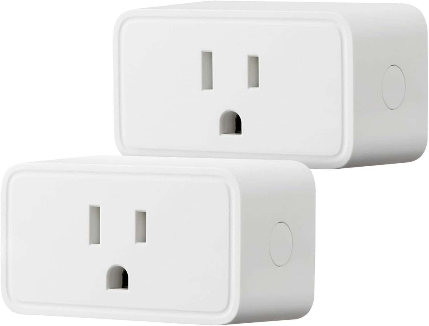 Smart Plug, Works with Alexa Only, 2.4 Ghz Wi-Fi, No Hub Required, 4 Pack, White