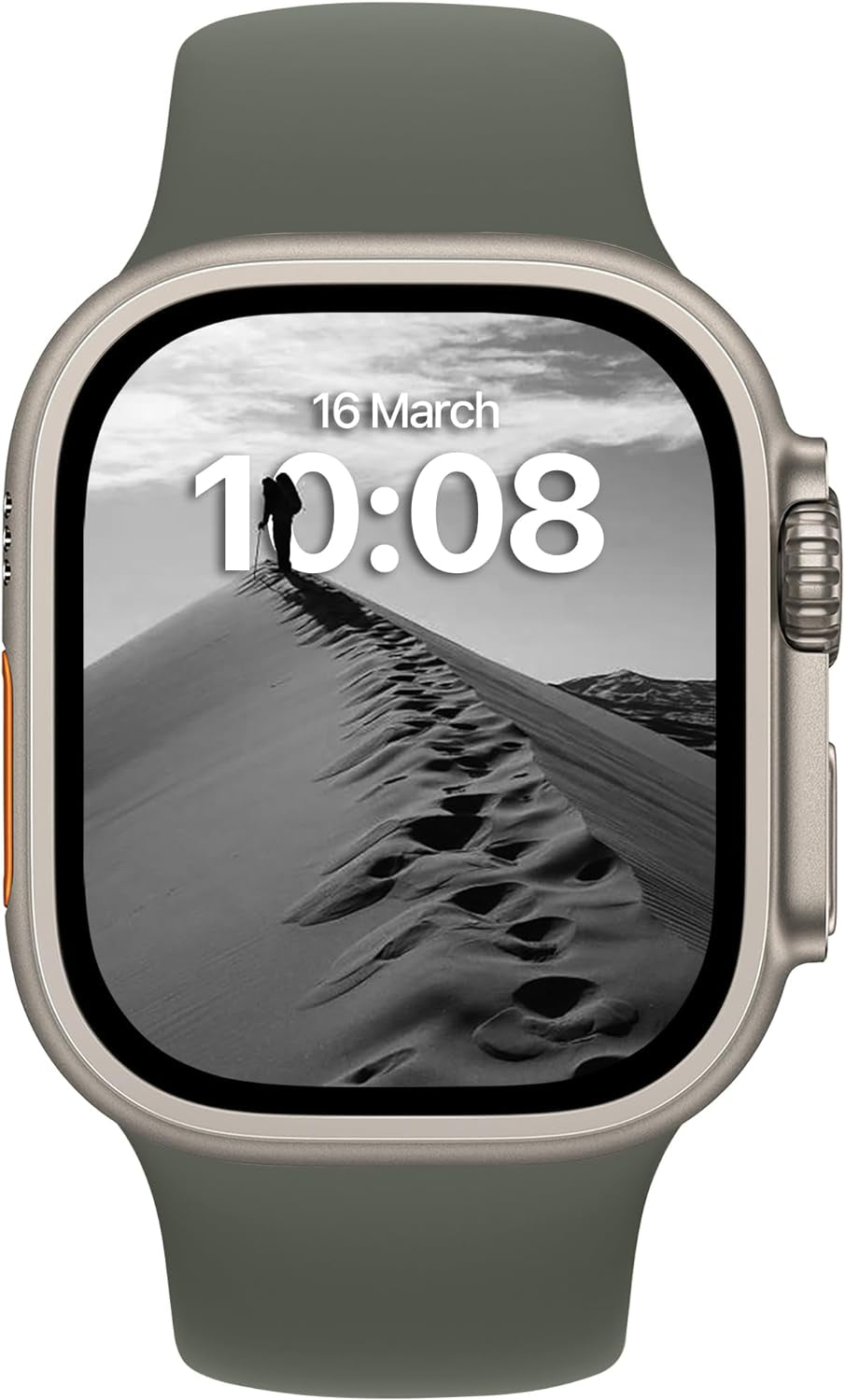 SB Sport Band Compatible with Apple Watch Bands Women Ultra Se 49Mm 45Mm 44Mm 42Mm 41Mm 40Mm 38Mm Men Series 9 8 7 6 5 4 3 2 1 Iwatch Strap Silicone Army Green
