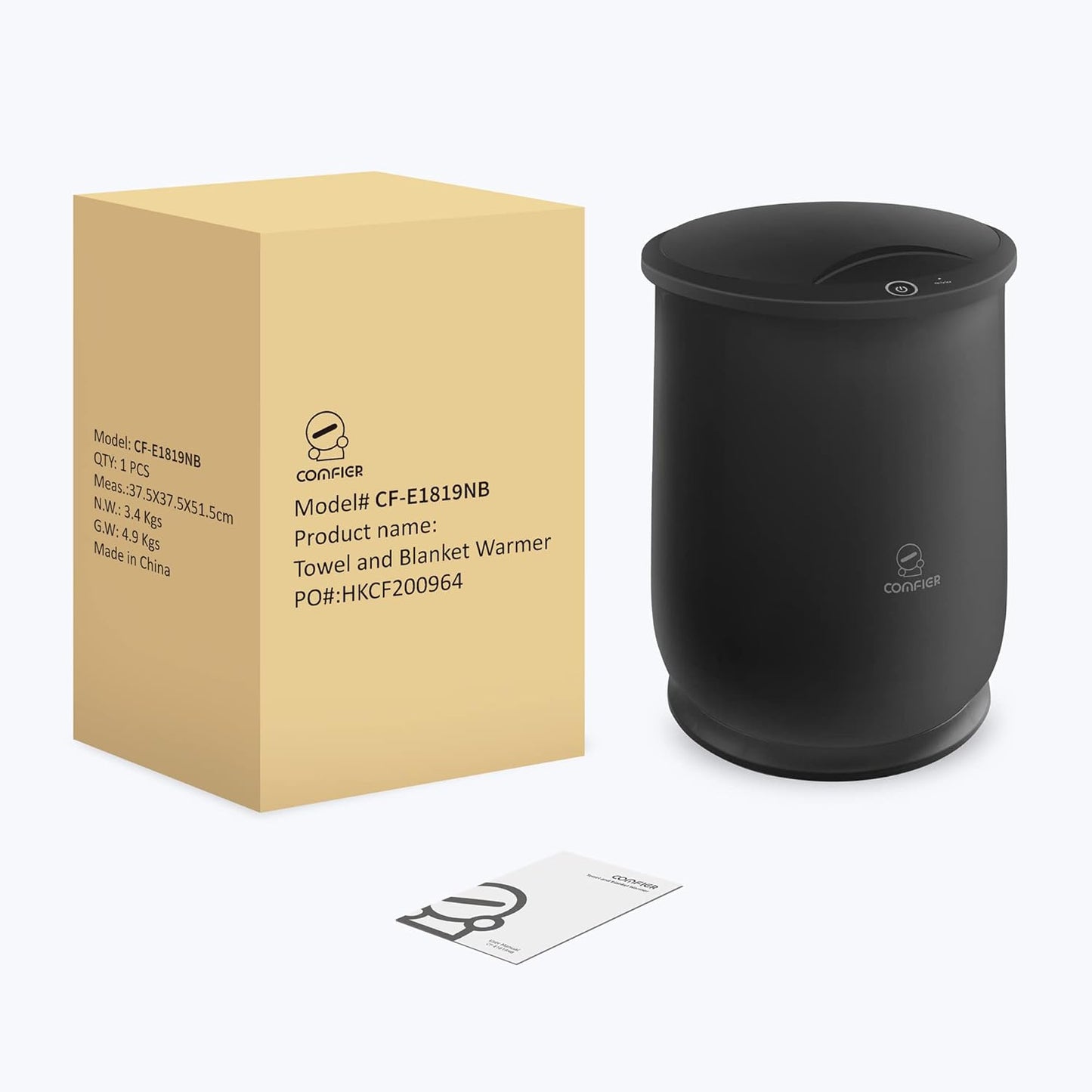 Hot Towel Warmers for Bathroom, Gifts for Dad,Him,Her, Large Towel Warmer, Heat Towels in 10 Minutes, Blanket Warmers for Home, Auto Shut Off, Bathrobes, Baby Blanket(Black)