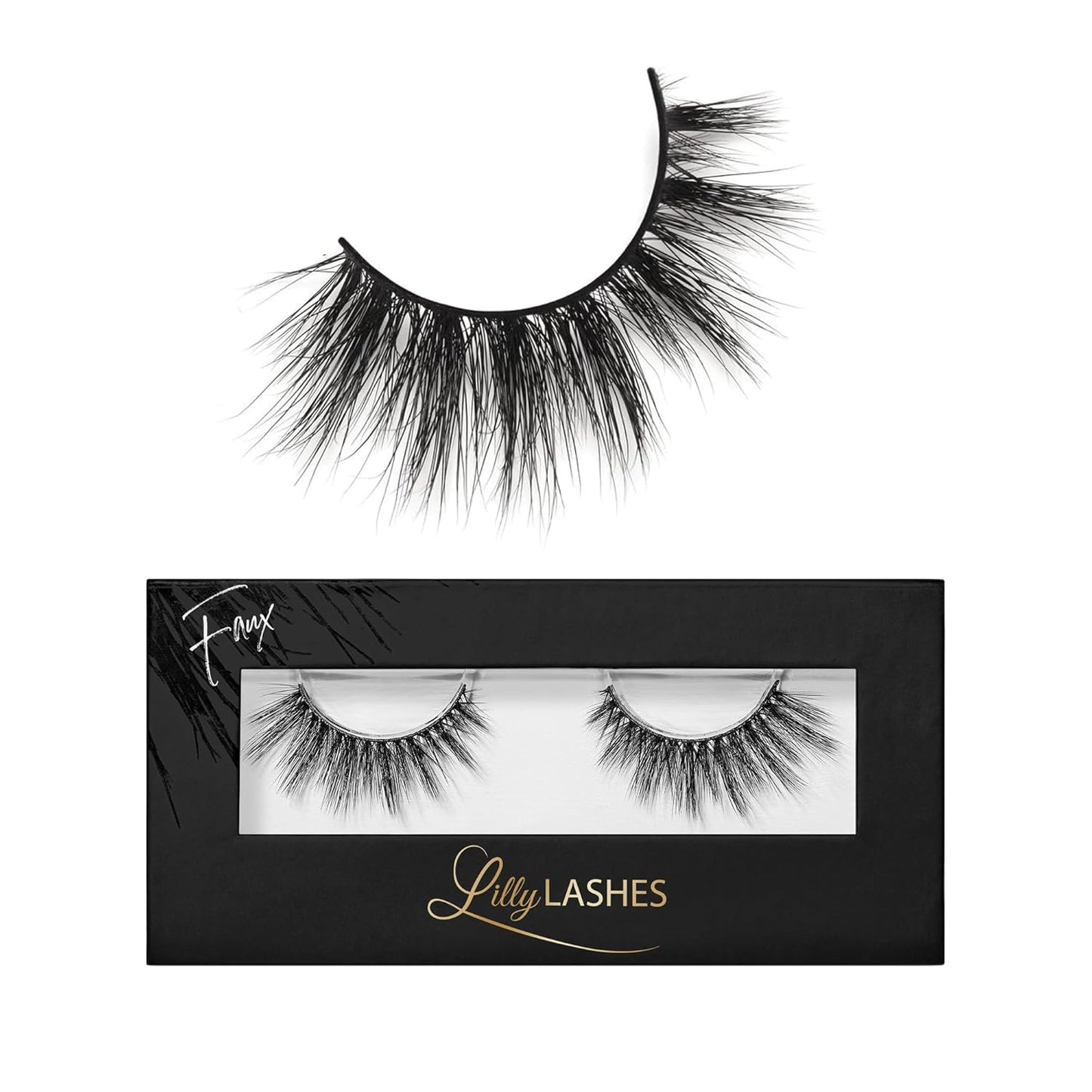 3D Mykonos Flare Faux Mink Strip Eyelashes, False Eyelashes Dramatic Look, Reusable False Lashes, Fake Lashes Pack, Lash Strips with Luxury Silk like Fibers, No Lash Glue Included