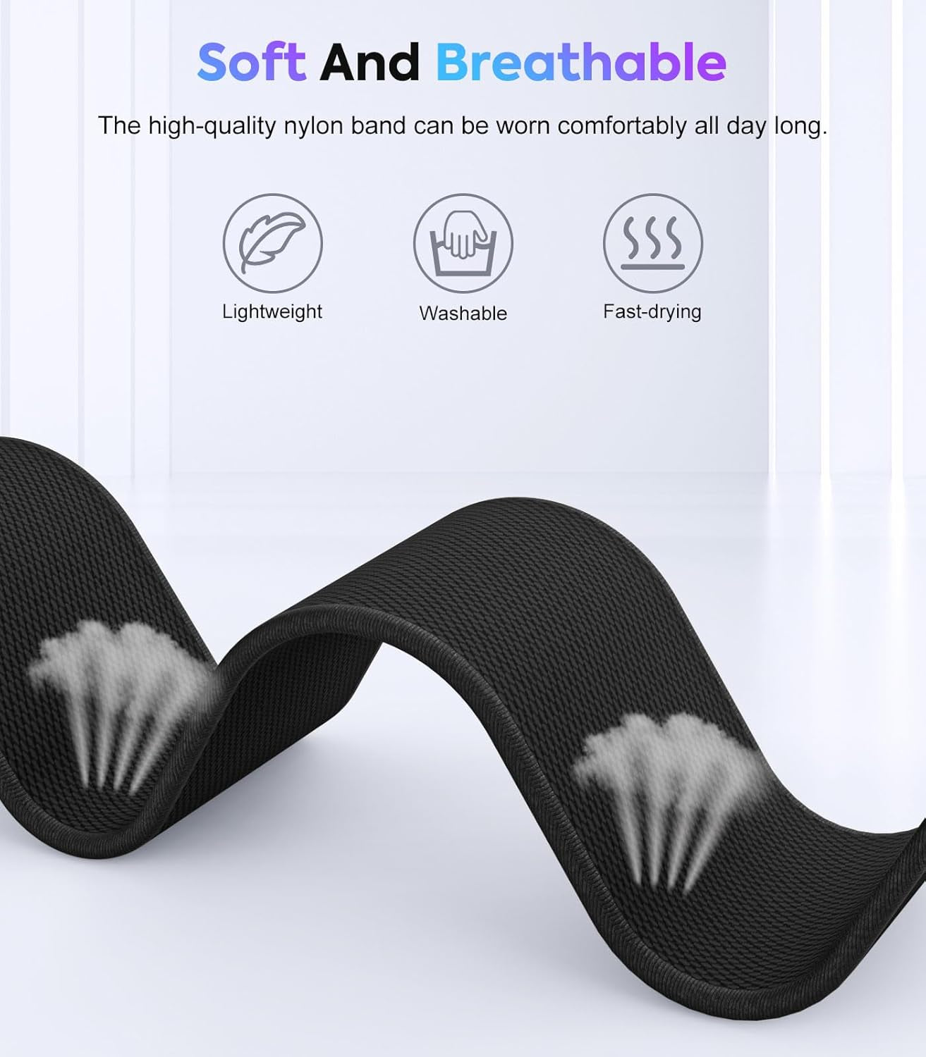 4Pack Watch Band Compatible with Apple Watch Series 9 8 7 6 5 4 3 2 1 SE 38/40/41Mm, Stretchy Solo Loop Nylon Strap Replacement Sport Wristband