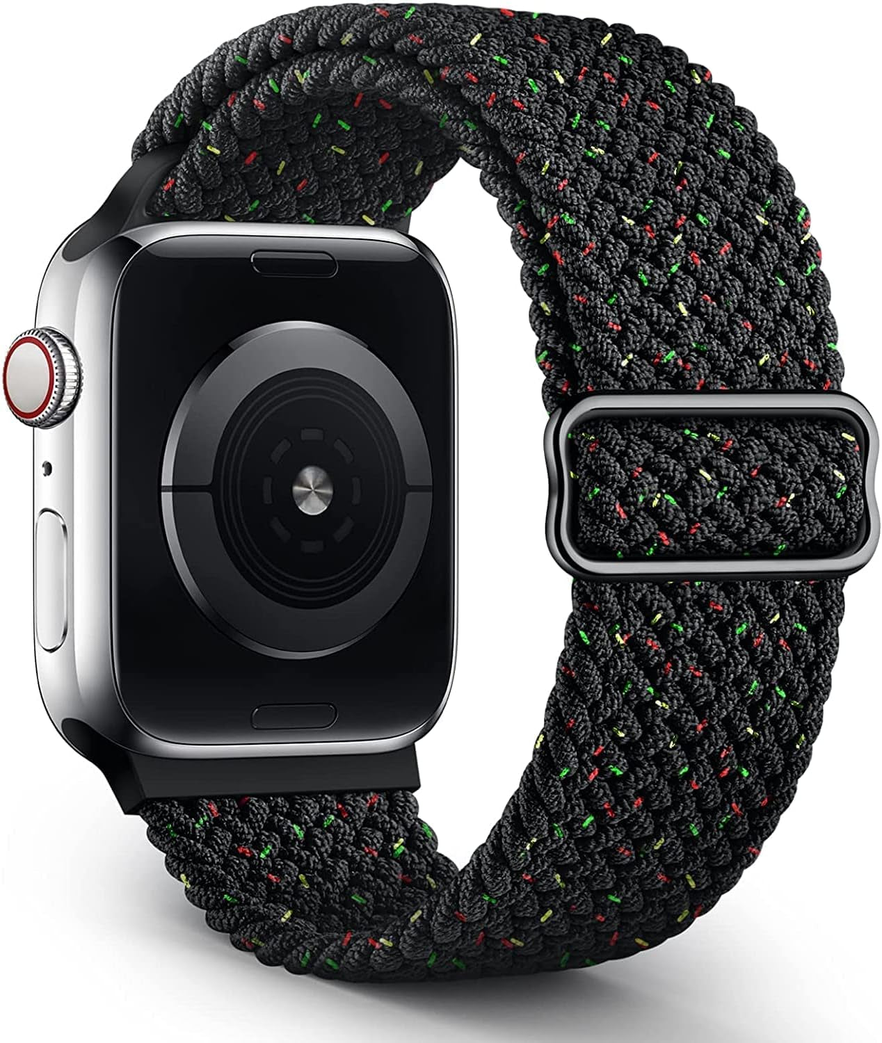 Braided Stretchy Adjustable Watch Band for Apple Watch Band 38Mm 40Mm 41Mm Women and Men, Soft Nylon Elastic Straps Solo Loop Wristbands for Iwatch Series 8 7 6 SE 5 4 Ultra