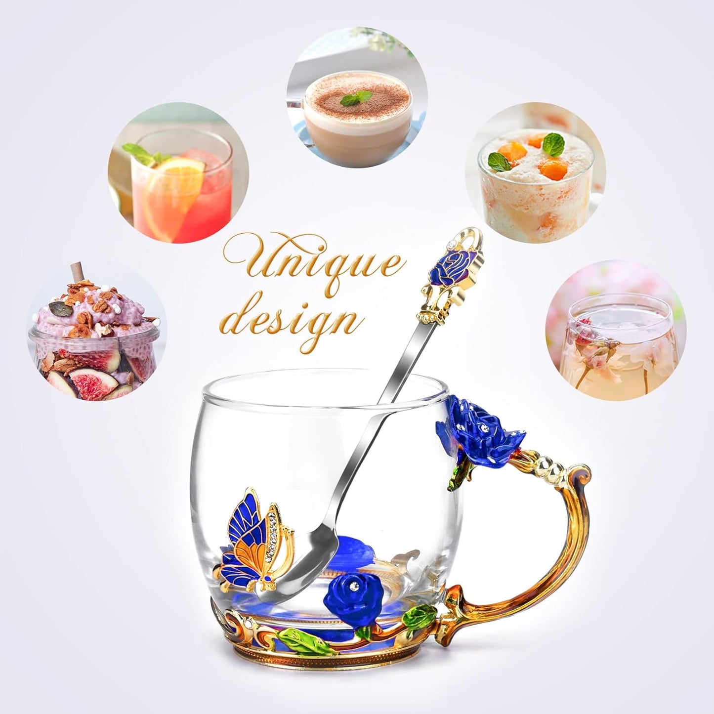 Unique Gifts for Women Mom Coffee Mugs Gifts for Women Birthday Unique Blue Tea Cup Gifts for Women Who Have Everything Womens Gifts for Christmas