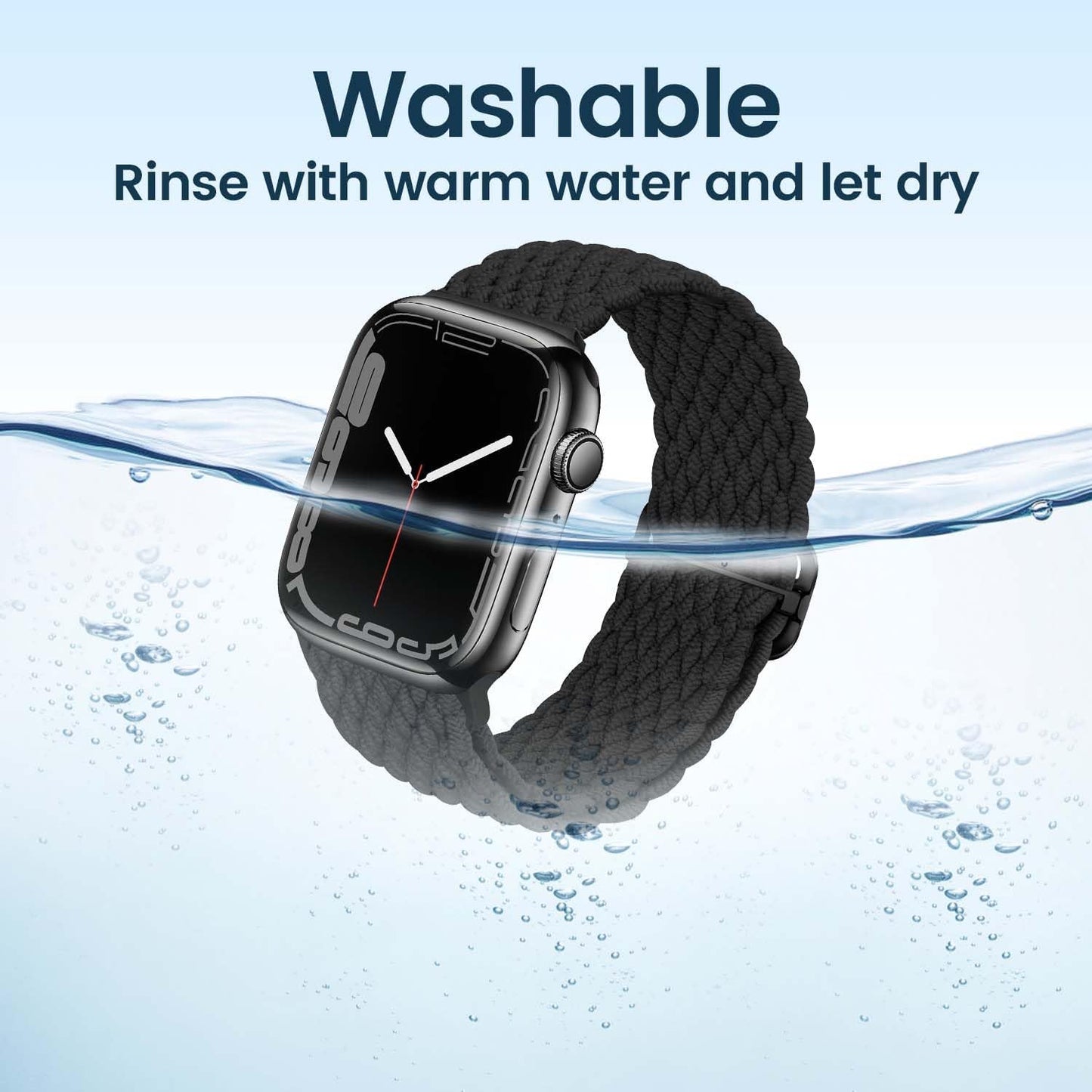 Stretchy Solo Loop Adjustable Bands: Solo Loop Band Compatible with Apple Watch Band 38Mm 40Mm 41Mm 42Mm 44Mm 45Mm 49Mm, Women Men Elastic Braided Nylon Straps Ultra Iwatch Series SE 8 7 6 5 4 3 2 1
