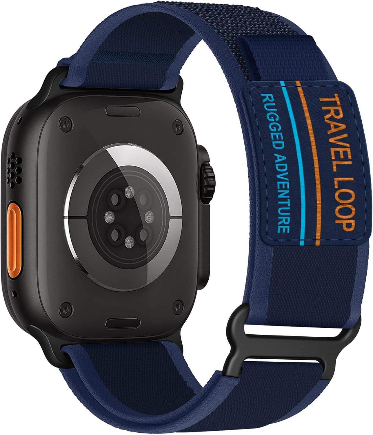 Trail Loop Nylon Band - Compatible with Apple Watch Ultra 2 Band 49Mm 46Mm 45Mm 44Mm 42Mm 41Mm 40Mm 38Mm Men Women,Rugged Braided Elastic Weave Sport Strap for Iwatch Ultra Series 10/9/8/7/6/SE/5/4/3