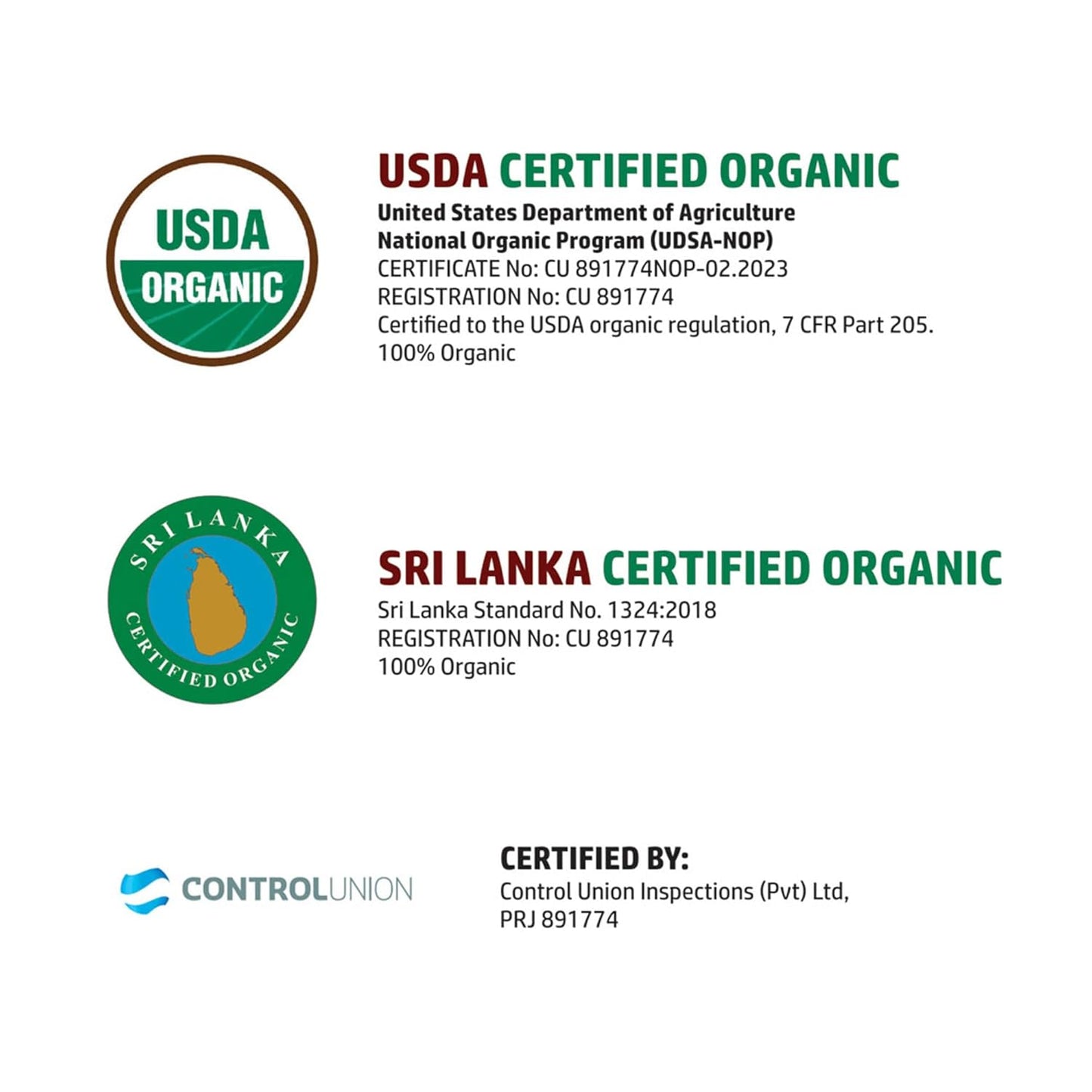 True Ceylon Alba Cinnamon Sticks, Organic Inner Bark Only, Fresh Crop by a Sri Lankan Farmer, 135G (40-50 Nrs. of 4” Long Sticks), Cinnamomum Zeylanicum (Verum), Light Brown TLBH