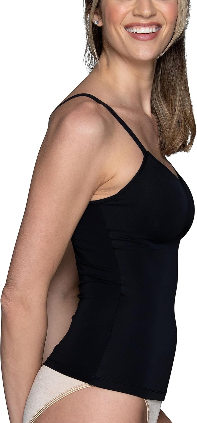Women'S Shaping Cami with Built in Bra, Tummy Control Shapewear Camisole Tops for Women