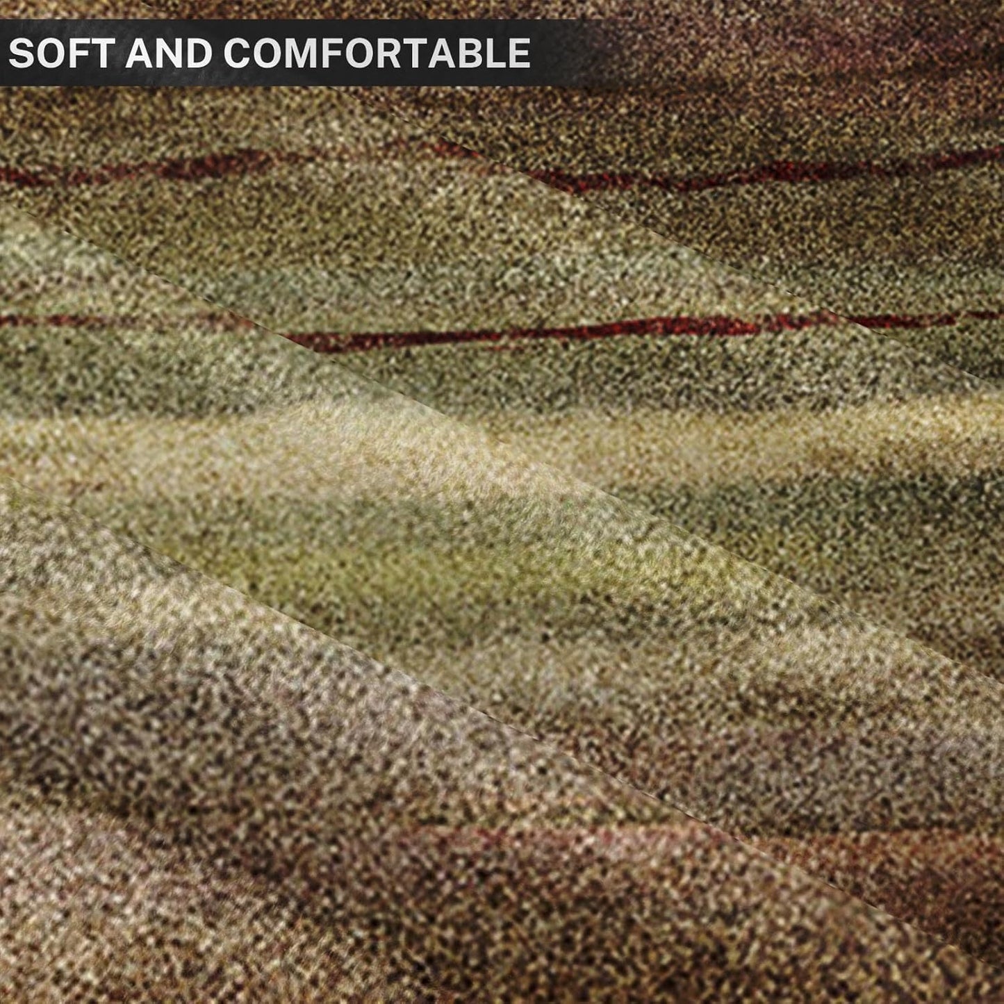 Set of 2 Throw Pillow Cover Western Tribal Geometric Brown Southwest Decorative Pillow Case Home Decor Square 18 X 18 Inch Pillowcase