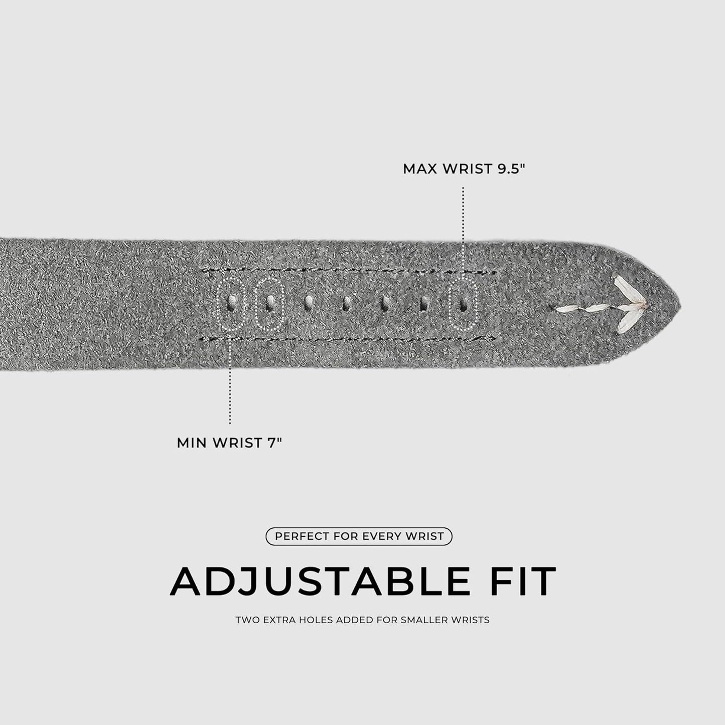 Suede Oiled Leather Watch Band Compatible with Apple Watch Ultra 2 Ultra 1 S10 S9, 49Mm, Black Ti Connector