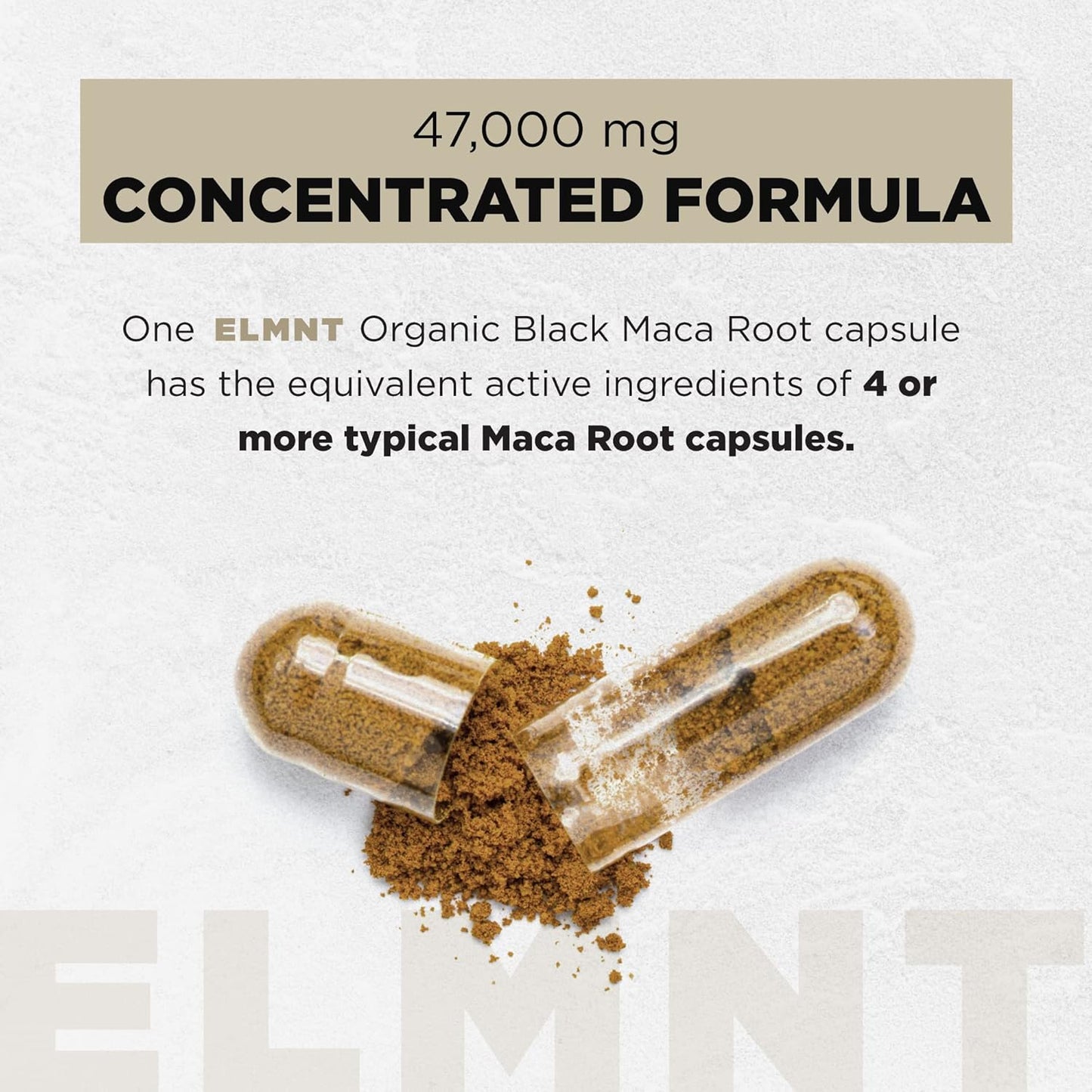 40,000Mg 40X Strength Organic Black Maca Root + Ashwagandha - #1 Highest Potency Black Maca Root Capsules for Men Supplement 100% Pure Maca Peruana 40:1 Extract Maca Powder Pills Male Booster TLBH