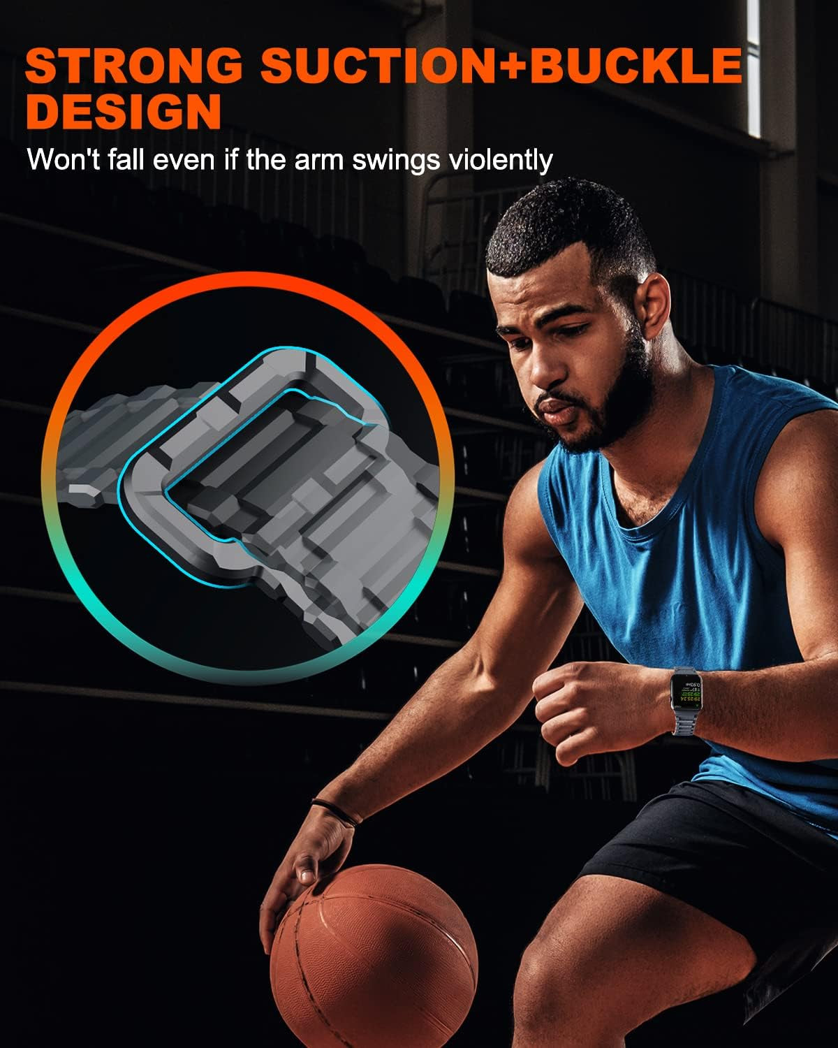Smartwatch Bands Compatible with Apple Watch Band 49Mm 45Mm 44Mm 42Mm 41Mm 40Mm 38Mm for Men Women, Sport Nylon Band, Silicone Watch Band, Magnetic Strap for Iwatch Ultra Series 8/SE/7/6/5/4/3/2/1