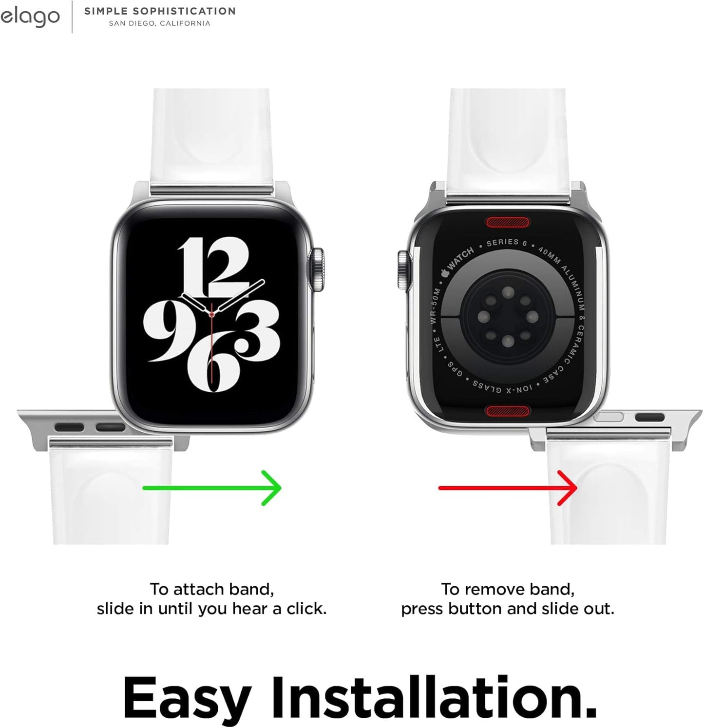 Clear Band Compatible with Apple Watch Band Ultra2/Ultra/Se/10/9/8/7/6/5/4/3/2/1 Compatible with Iwatch 38Mm 40Mm 42Mm 44Mm 45Mm 46Mm 49Mm – Transparent Protective Band, Watch Strap Connector Included