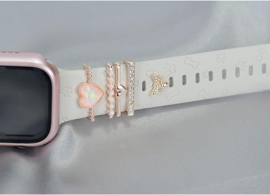 Turquoise Cross Watch Band Charms for Apple Watch 38Mm 40Mm 41Mm 42Mm 44Mm 45Mm 49Mm , Boho Metal Slide Jewelry Decorative Rings Loops for Iwatch Series 8 7 6 5 4 3 2 Se,For Samsung Galaxy Watch 5/4,Women Watchband Charms Accessories (No Band)