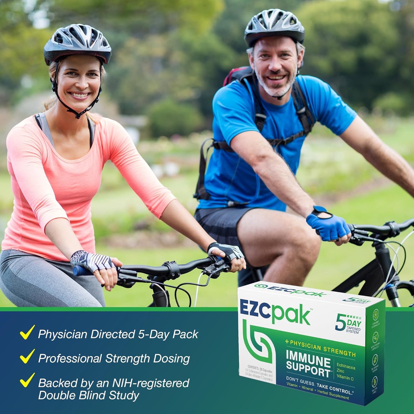 5-Day Tapered Immune Support Booster - Vitamin Immune Support Supplement, Echinacea, Zinc Vitamin C, Vitamins for Immune System Support, Immune Boosters for Adults - Immune Support Vitamins TLBH