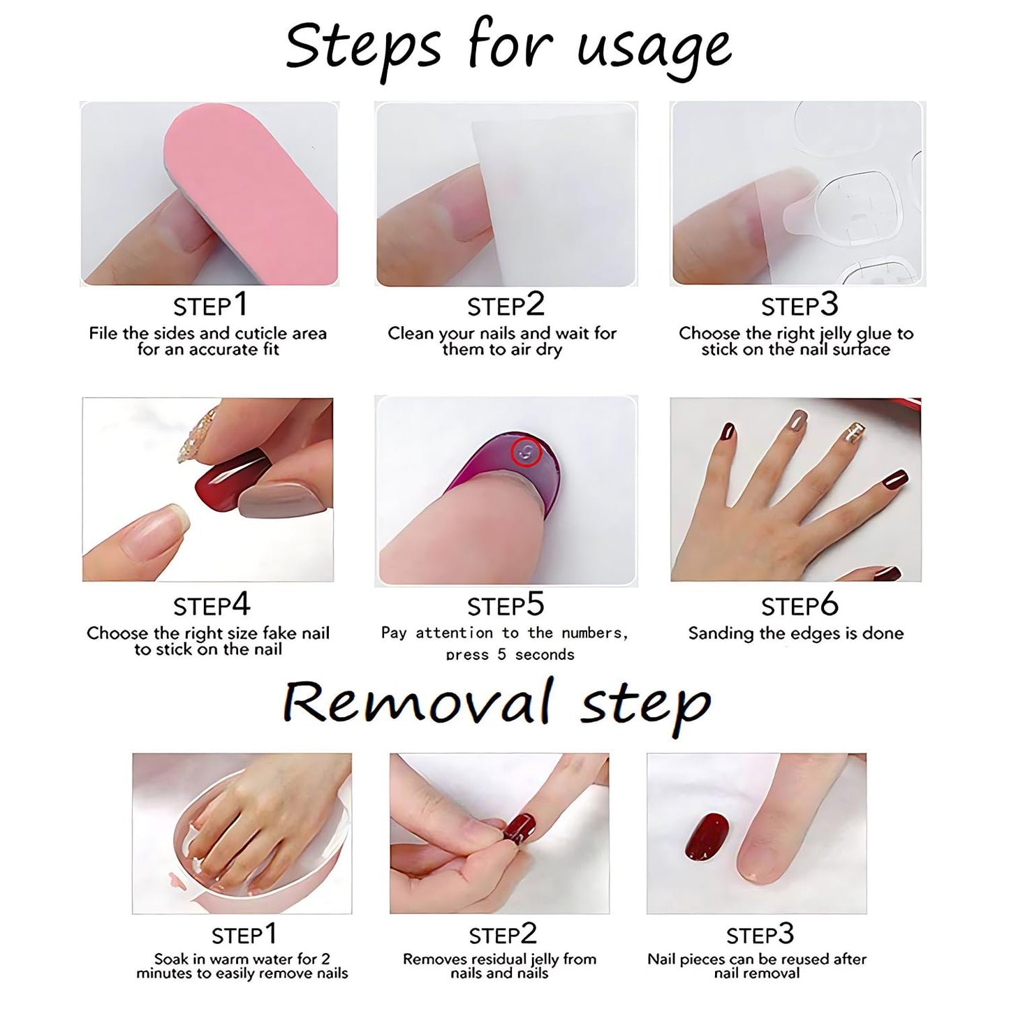 Glitter Press on Nails Coffin Long Fake Nails Pink False Nails with Designs Full Cover Reusable Stick on Nails Acrylic Ballerina Artificial Nails Glue on Nails for Women Nail Decorations 24Pcs