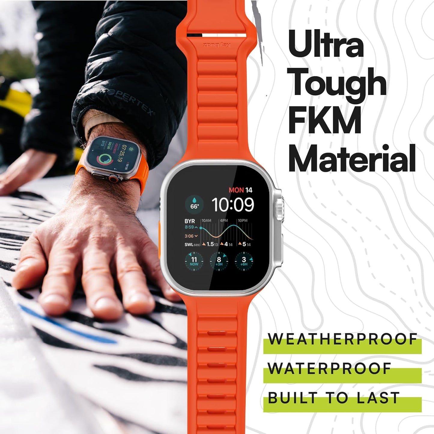 Journey Series FKM Apple Watch Strap