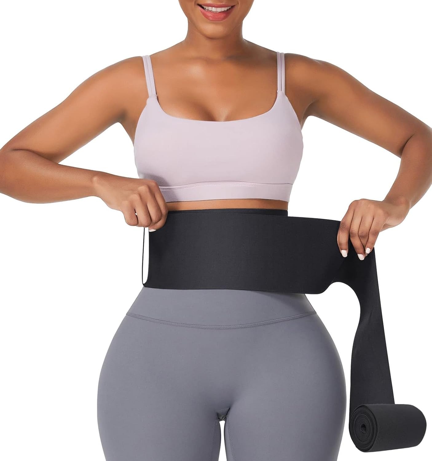 Waist Trainer Wrap for Women Tummy Control Waist Shaper with Loop