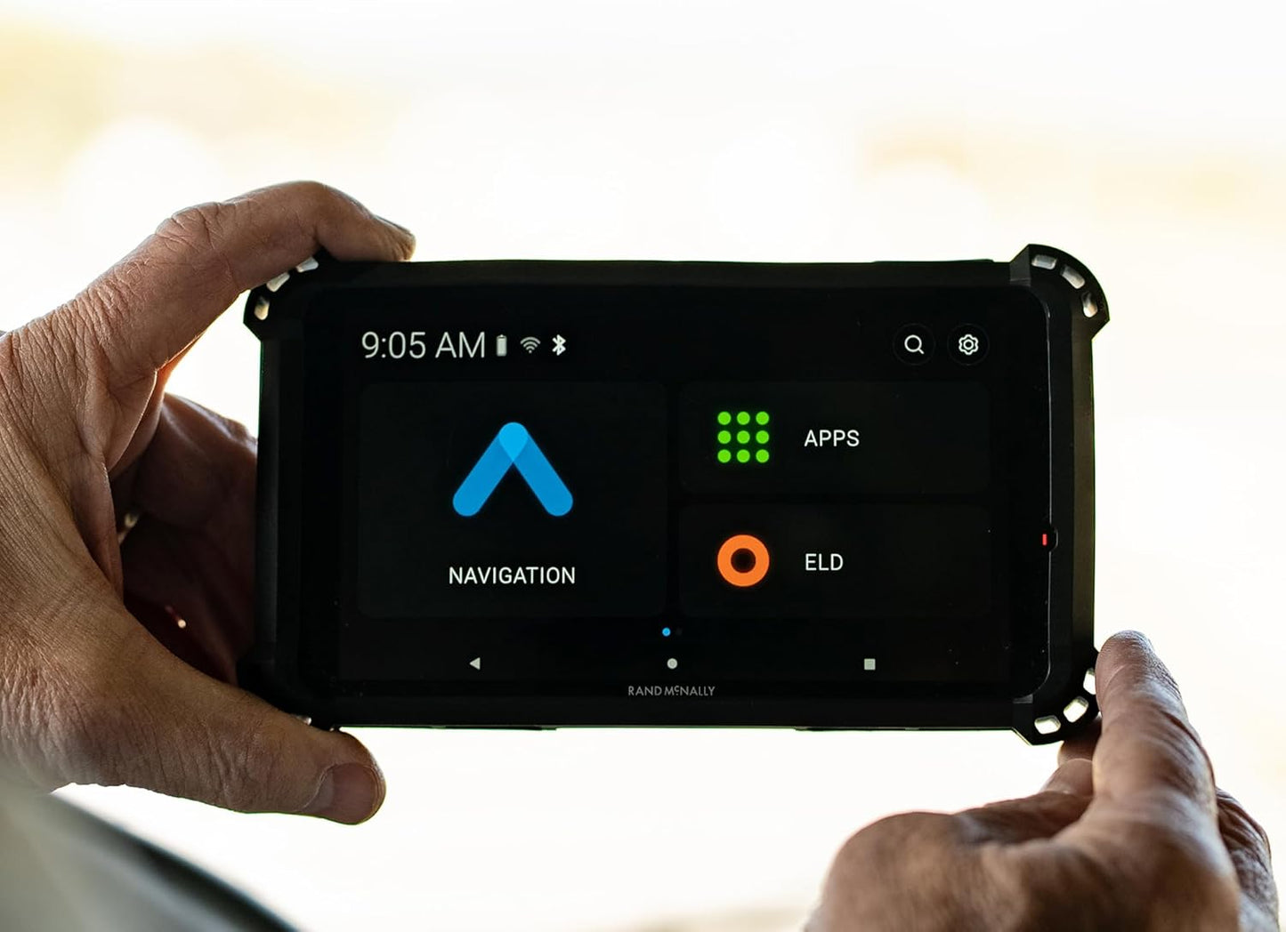 Truck GPS for Truckers with Navigation System, Speed Camera Alerts & Live Traffic Weather and Fuel Updates - Essentials Truck Accessory for Commercial Drivers - Rand Tablet 6 Inch TRUCK DRIVER
