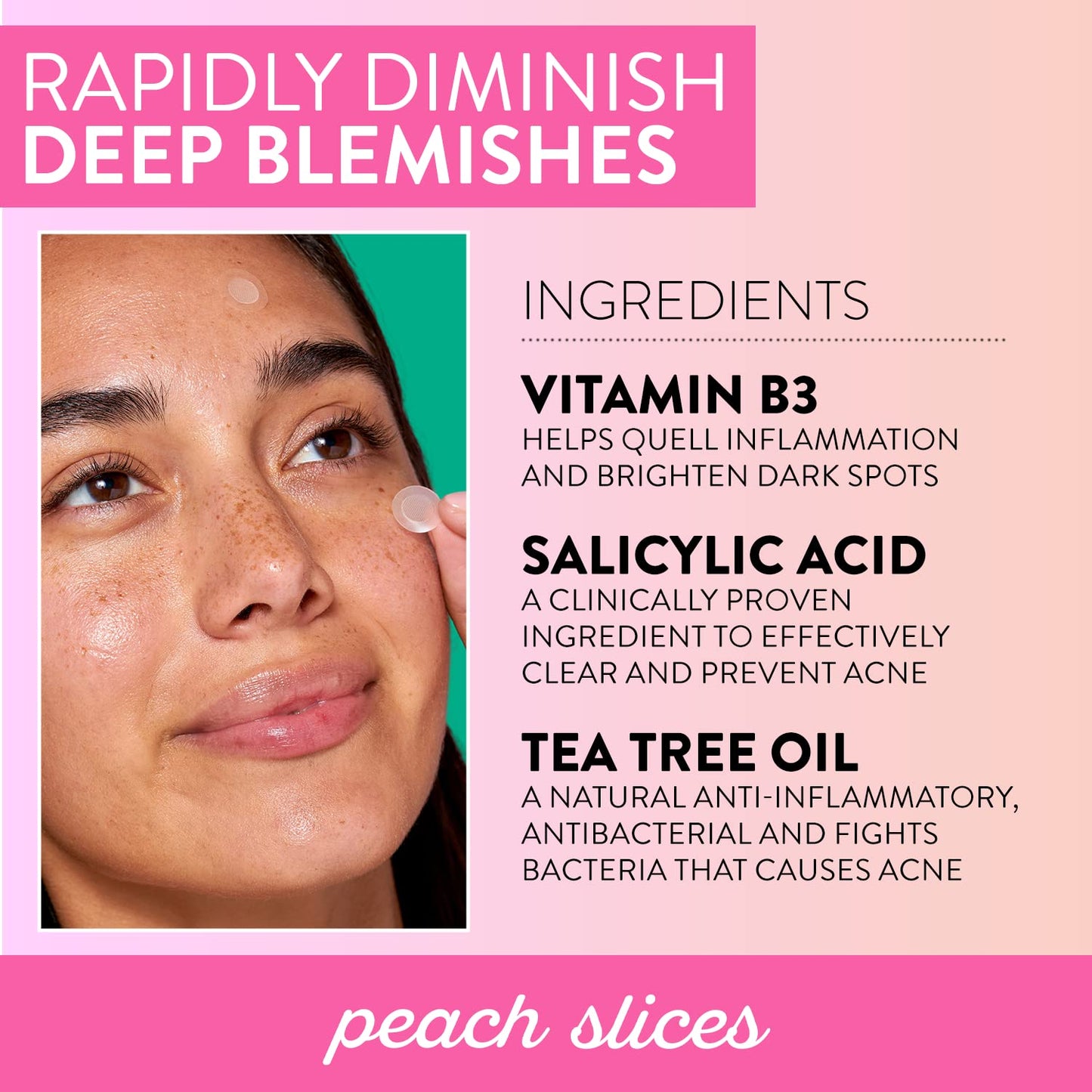 | Deep Blemish Microdarts | Acne Patch | Early Stage & Deep Pimples | Fast-Acting | Salicylic Acid | Tea Tree Oil | Niacinamide | Cica | Hyaluronic Acid | Spot Treatment | 9 Patches