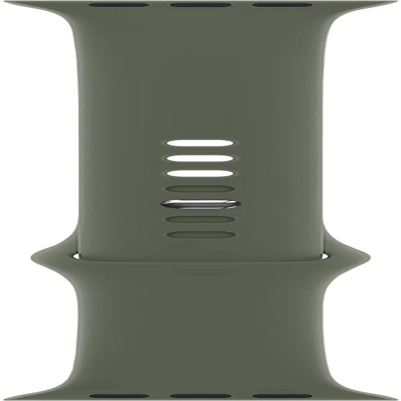SB Sport Band Compatible with Apple Watch Bands Women Ultra Se 49Mm 45Mm 44Mm 42Mm 41Mm 40Mm 38Mm Men Series 9 8 7 6 5 4 3 2 1 Iwatch Strap Silicone Army Green