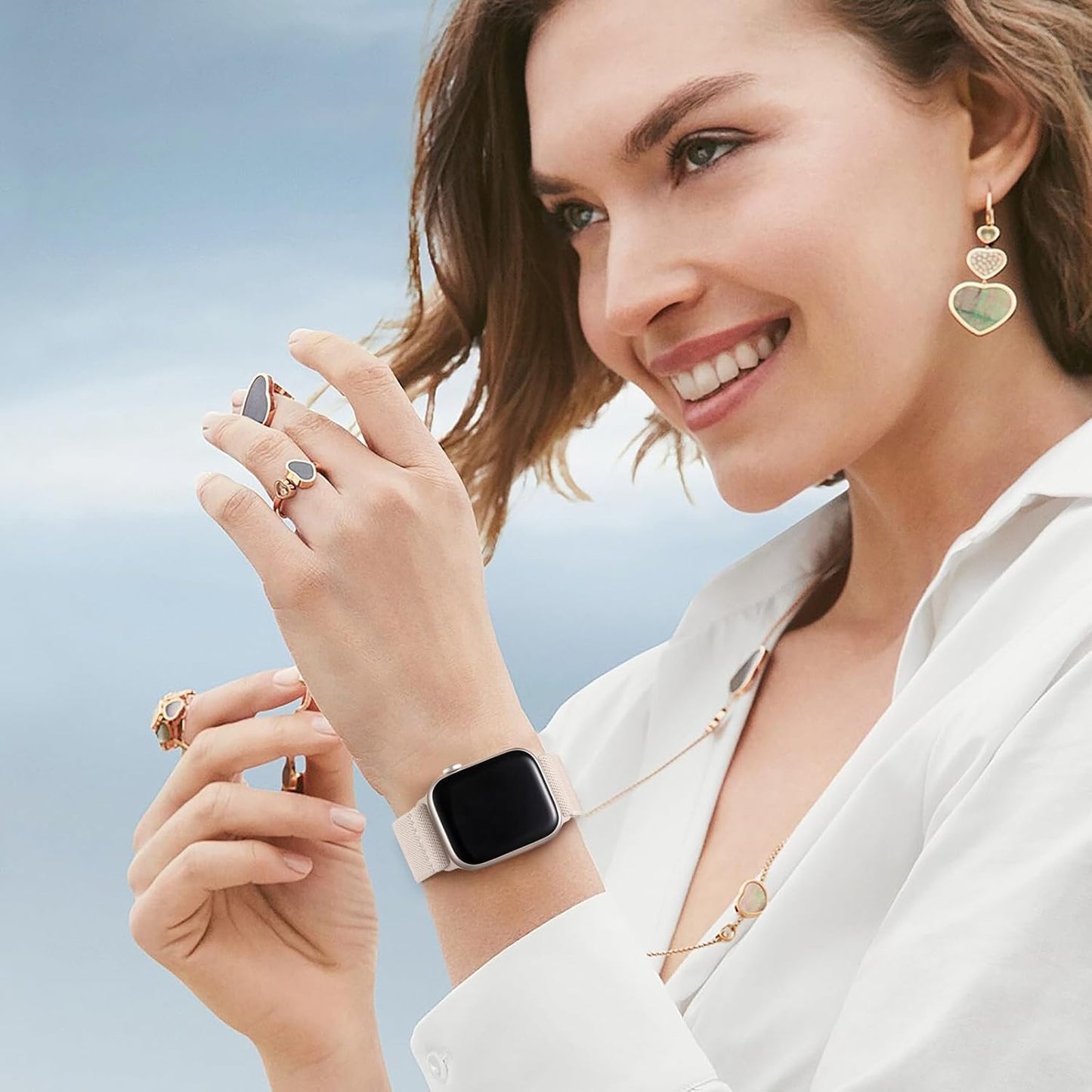 Stretchy Solo Loop Compatible with Apple Watch Band Women Men 40Mm 44Mm 45Mm 41Mm 38Mm 46Mm 49Mm 42Mm,Soft Nylon Elastic Braided Strap Wristband for Iwatch Ultra Series 10 9 8 7 6 5 4 3 2 1 SE
