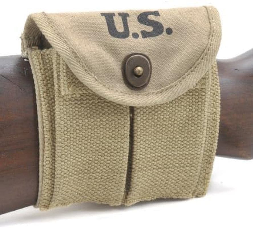 U.S. WW2 M1 Carbine Butt Magazine Pouch WWII /M1 Carbine Buttstock Type Pouch OD Green Ammo Pouch Bag