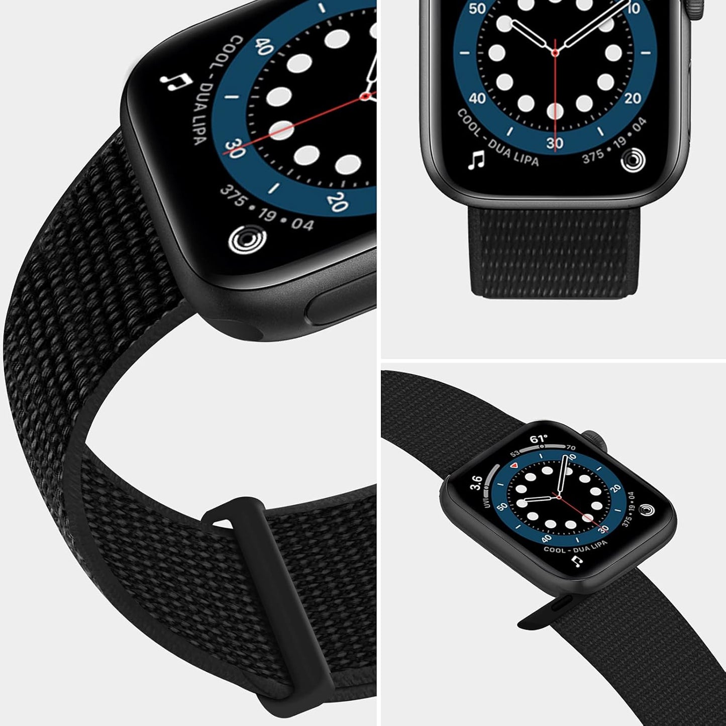 15 PACK Sport Loop Nylon Band Compatible with Apple Watch Band 38Mm 40Mm 41Mm 42Mm 44Mm 45Mm 49Mm Ultra Iwatch Series 8 7 6 SE 5 4 3 2 1 Strap, Fit for Iphone Watch Band Women Men Stretchy Elastic Braided